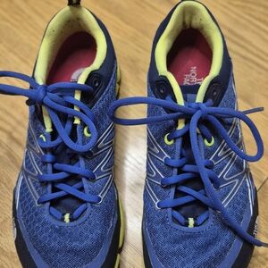 The North Face Ultra Kilowatt C570 Trail Running Shoes Vibram Blue Yellow Women’